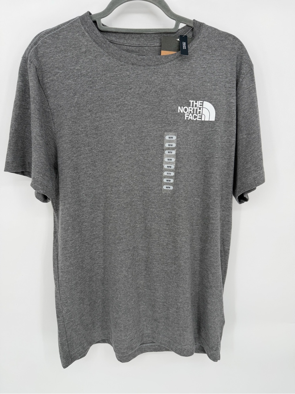 The North Face Men's Heather Gray Short Sleeve Logo Tee